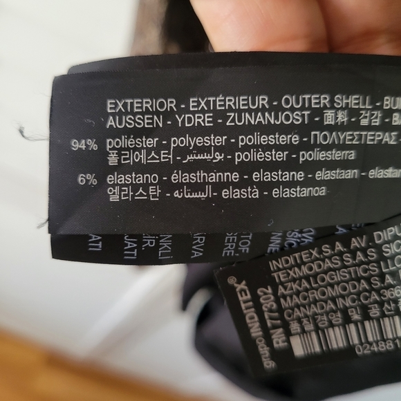 Zara Knit Sequin Snake Print A-line Midi Skirt Size M - Picture 10 of 12